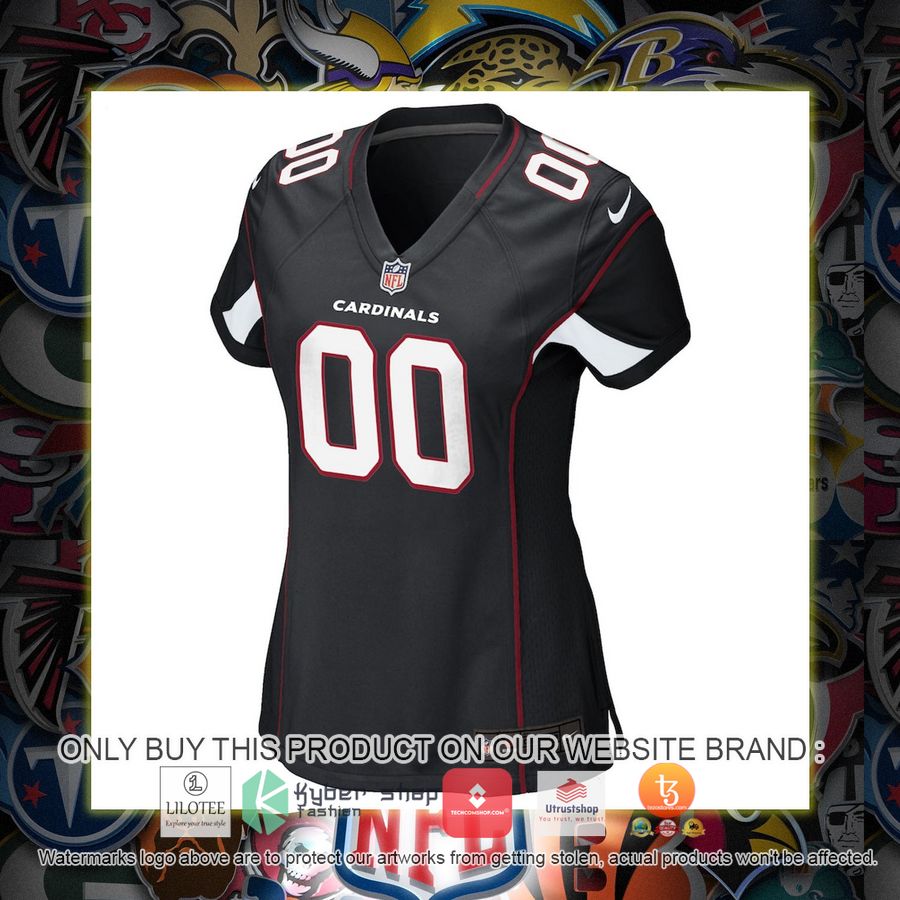 HOT Arizona Cardinals Nike Women's Alternate Black Personalized Football Jersey 2 personalized arizona cardinals nike womens alternate black football jersey 2 49981