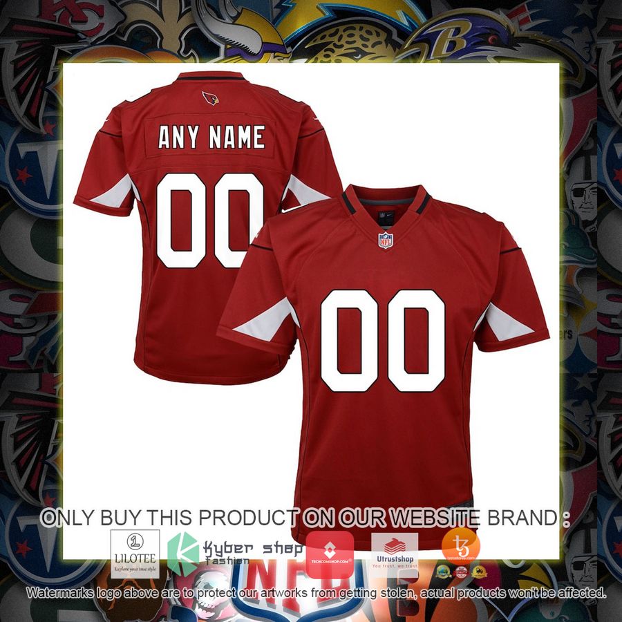 HOT Arizona Cardinals Nike Youth Team Cardinal Personalized Football Jersey 7 personalized arizona cardinals nike youth team cardinal football jersey 1 91724