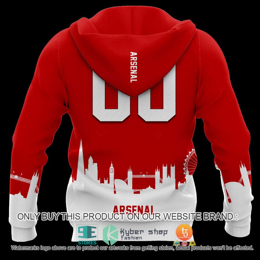 NEW Arsenal logo red white Custom Name Hoodie, Shirt 6 personalized arsenal logo red white 3d shirt hoodie 6 56173