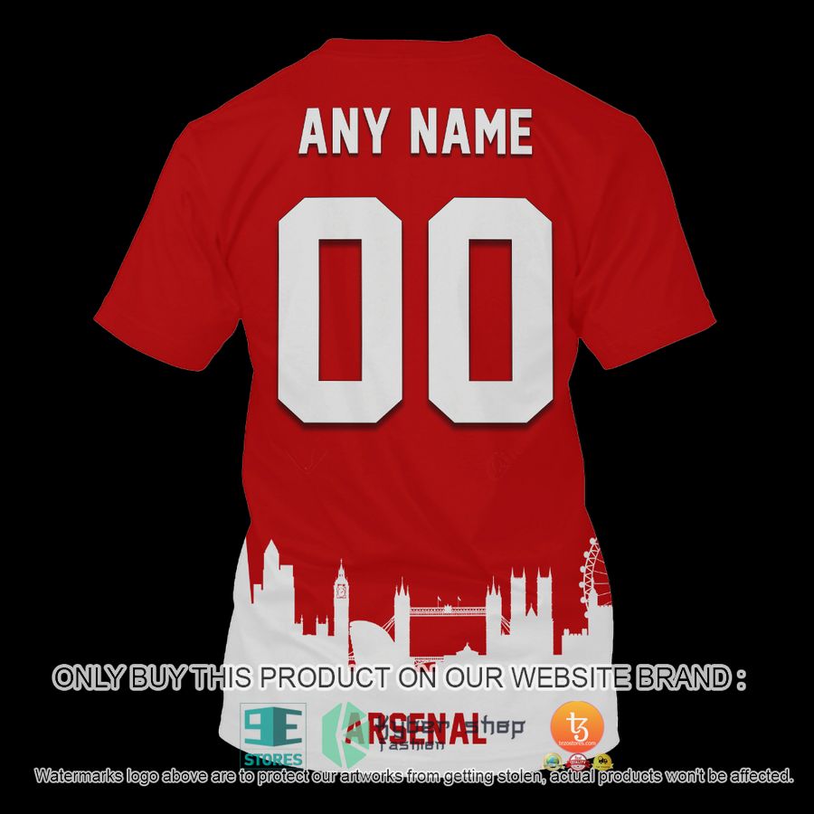 NEW Arsenal logo red white Custom Name Hoodie, Shirt 8 personalized arsenal logo red white 3d shirt hoodie 8 96279