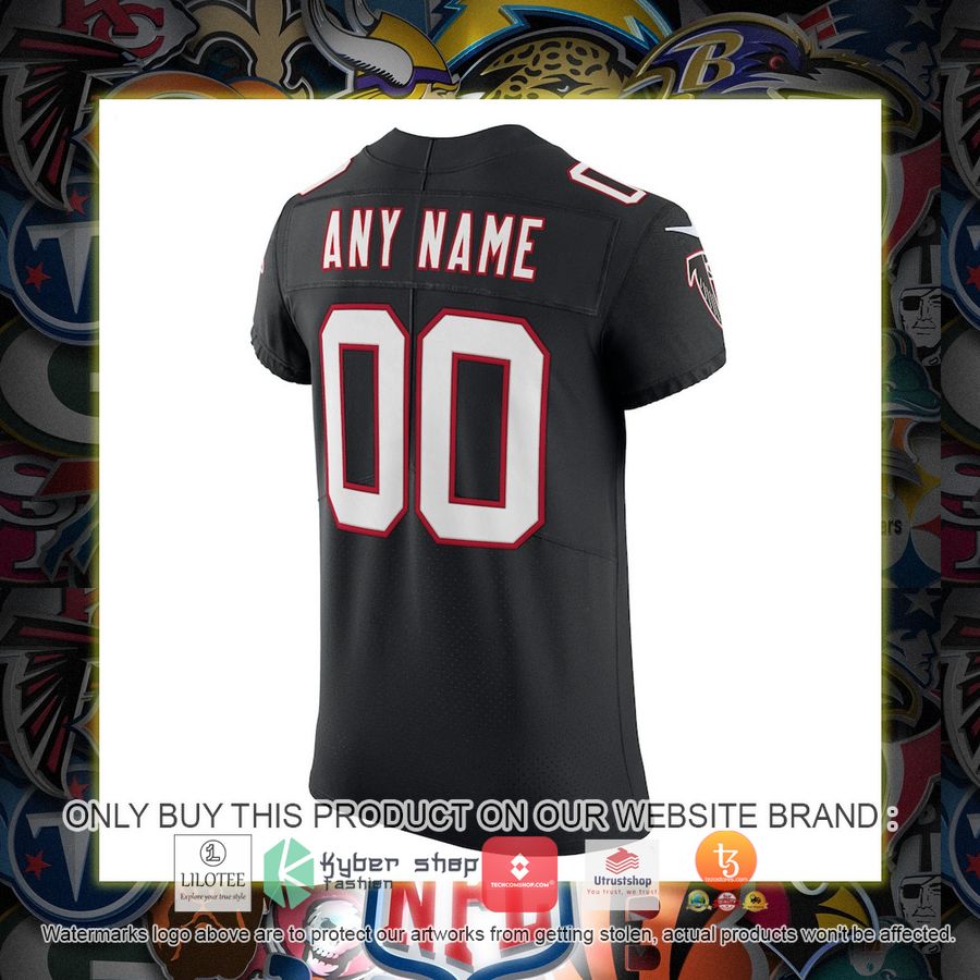 HOT Atlanta Falcons Nike Alternate Vapor Elite Black Custom Football Jersey Shirt 3 personalized atlanta falcons nike alternate vapor elite black football jersey 3 93821