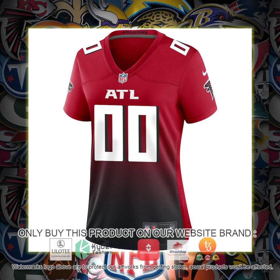 HOT Atlanta Falcons Nike Women's Alternate Red Personalized Football Jersey 2 personalized atlanta falcons nike womens alternate red football jersey 2 6433