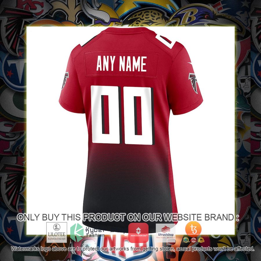 HOT Atlanta Falcons Nike Women's Alternate Red Personalized Football Jersey 3 personalized atlanta falcons nike womens alternate red football jersey 3 8472
