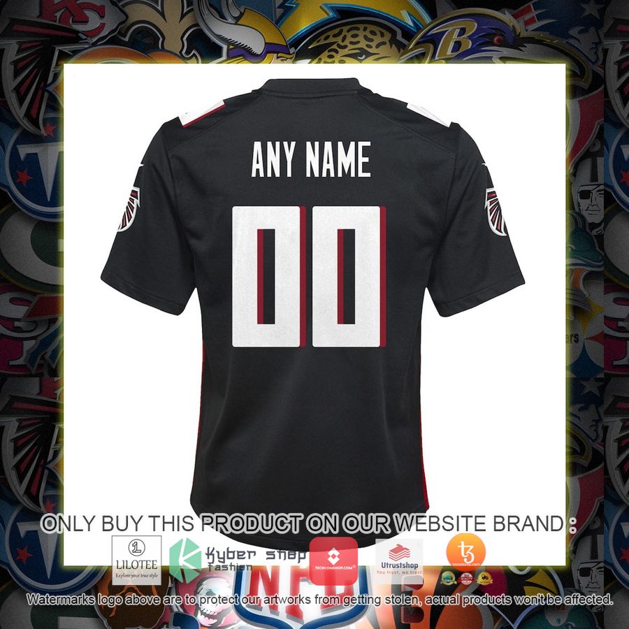 HOT Atlanta Falcons Nike Youth Black Personalized Football Jersey 3 personalized atlanta falcons nike youth black football jersey 3 57282
