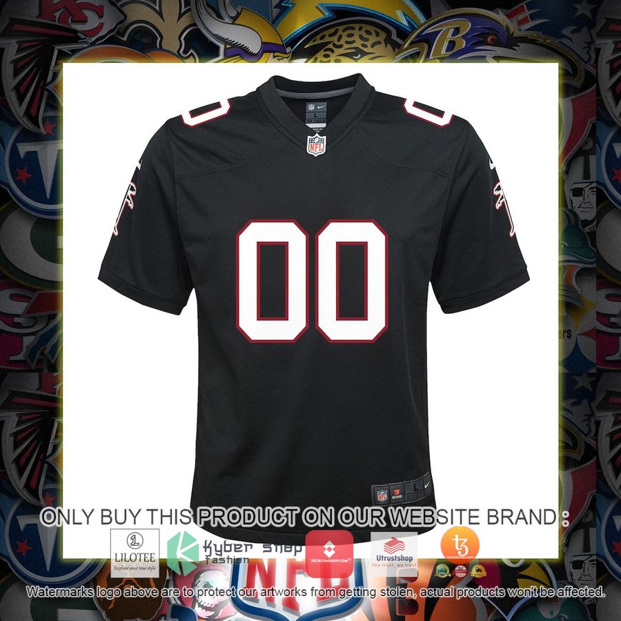 HOT Atlanta Falcons Nike Youth Throwback Black Personalized Football Jersey 2 personalized atlanta falcons nike youth throwback black football jersey 2 90980