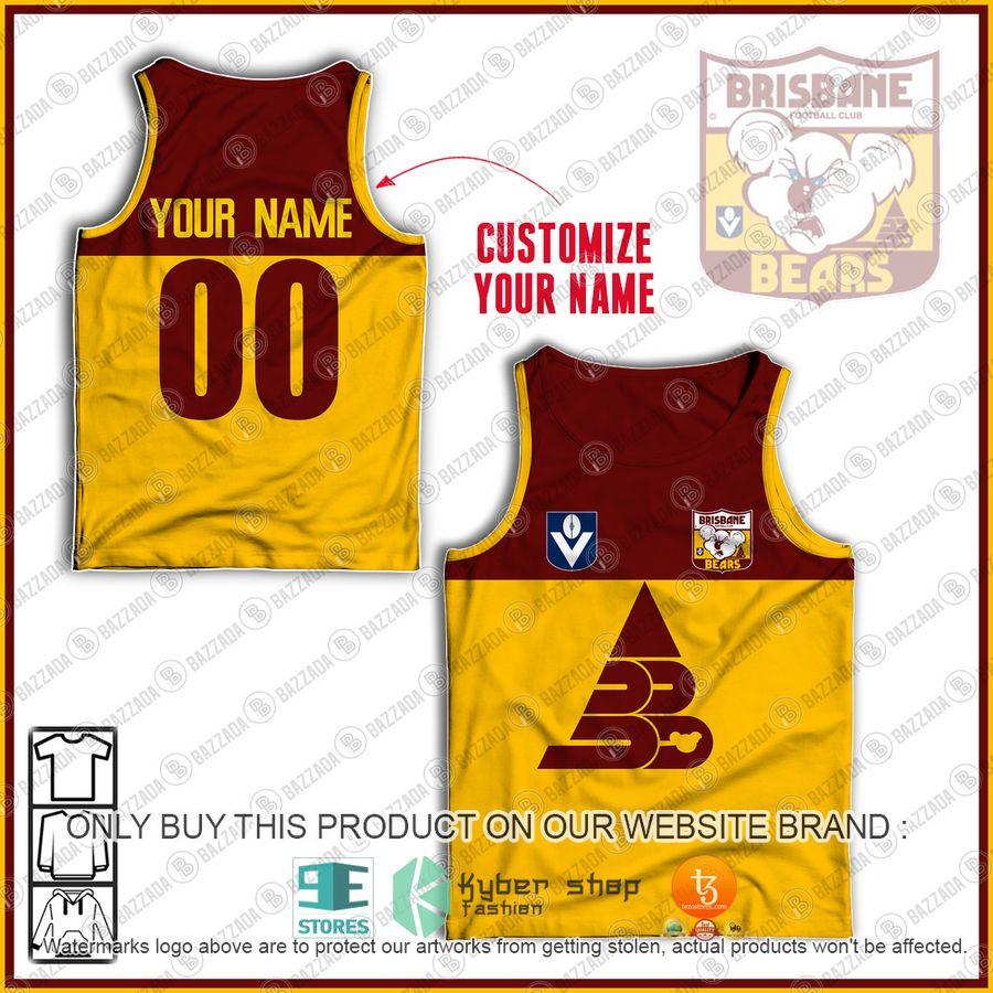 personalized brisbane bears 1987 retro guernsey tank top 1 93120