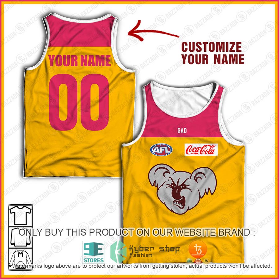 personalized brisbane bears afl away 2015 tank top 1 87599