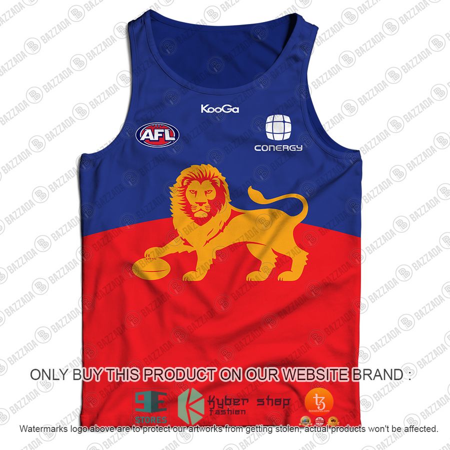 personalized brisbane lions football club vintage retro afl guernsey conergy tank top 2 86905