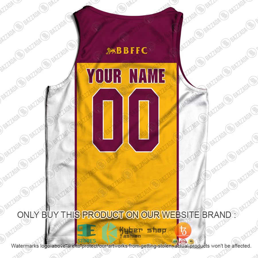 HOT Brisbane Lions Football Club Vintage Retro AFL Guernsey Majestic Personalized Tank Top 3 personalized brisbane lions football club vintage retro afl guernsey majestic tank top 3 31613