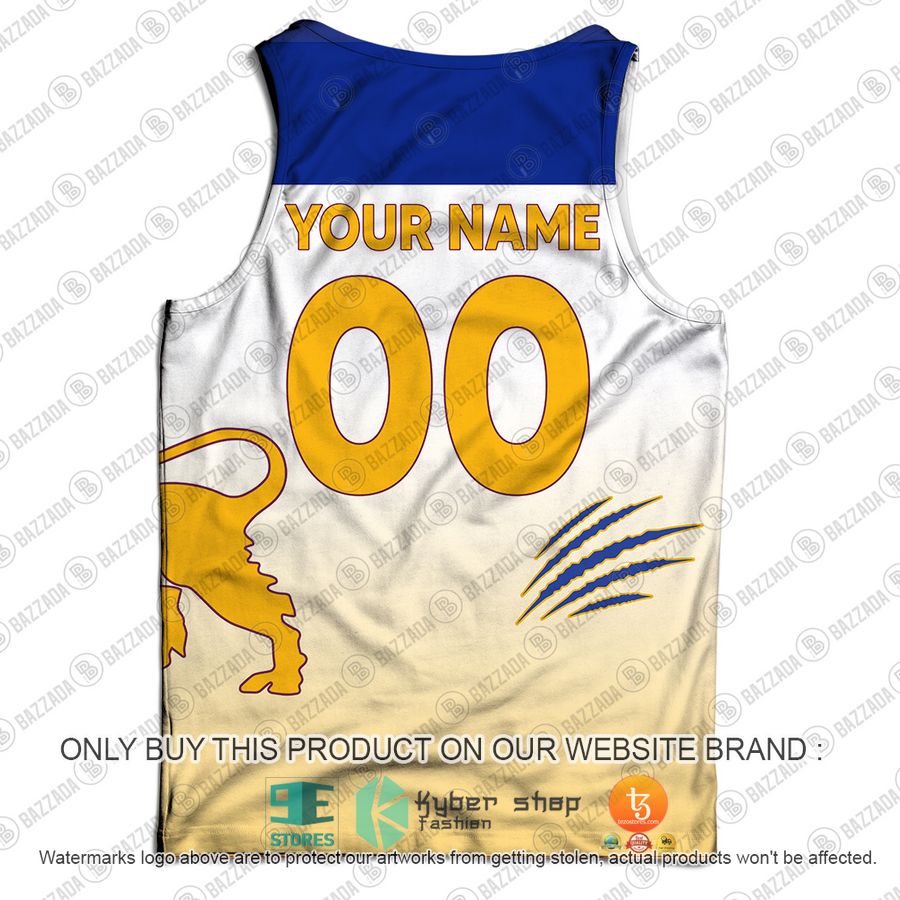 HOT Brisbane Lions Football Club Vintage Retro AFL Guernsey Vodafone Personalized Tank Top 3 personalized brisbane lions football club vintage retro afl guernsey vodafone tank top 3 53186