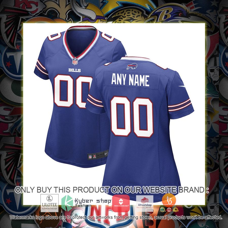 personalized buffalo bills nike womens royal football jersey 1 25308