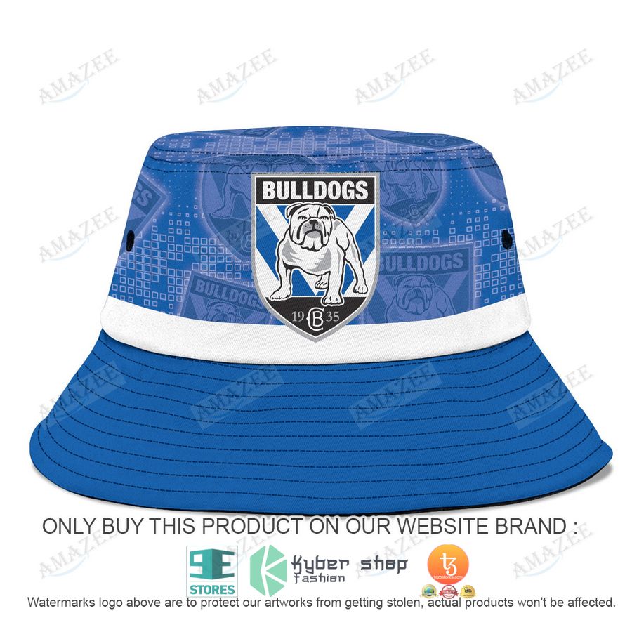 personalized canterbury bankstown bulldogs blue bucket hat 1 18172