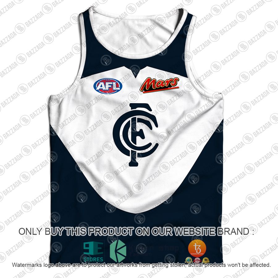 personalized carlton football club afl 2011 guernsey clash tank top 2 87348
