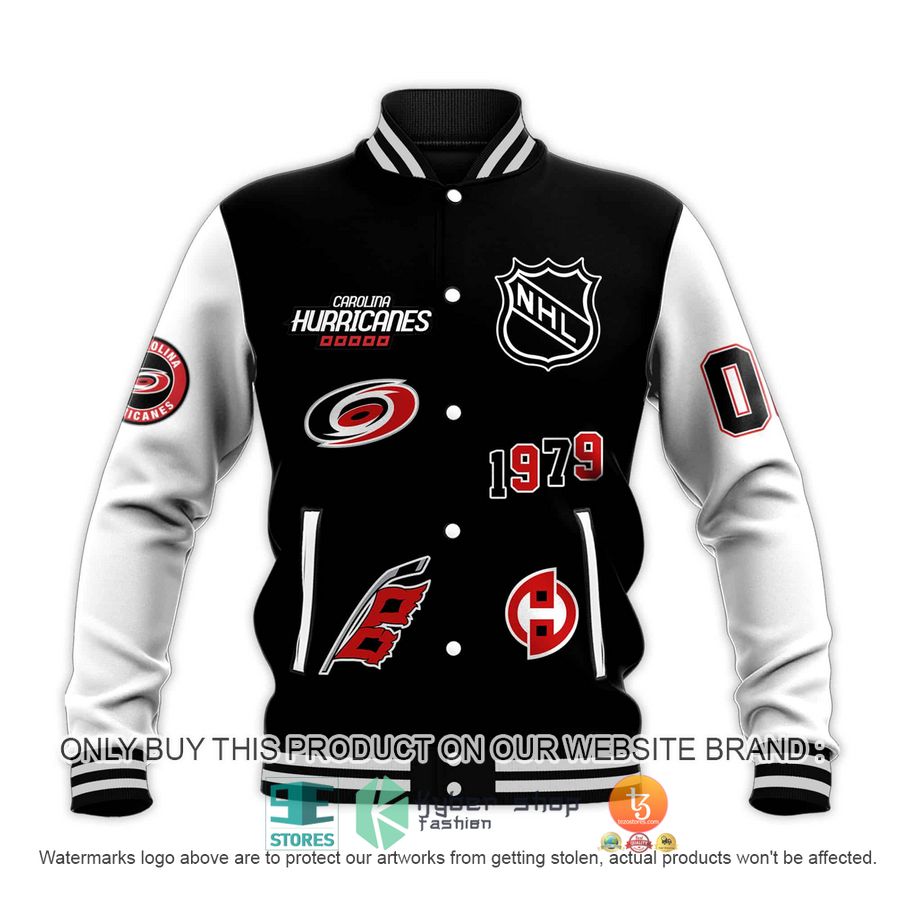 personalized carolina hurricanes 1979 baseball jacket 2 82801