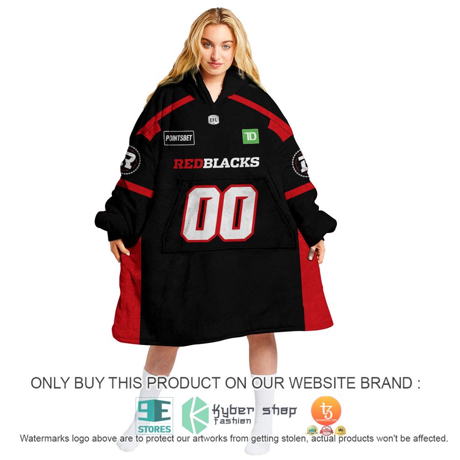 NEW Ottawa Redblacks Sherpa Hoodie Blanket 1 personalized cfl ottawa redblacks sherpa hoodie blanket 1 54171