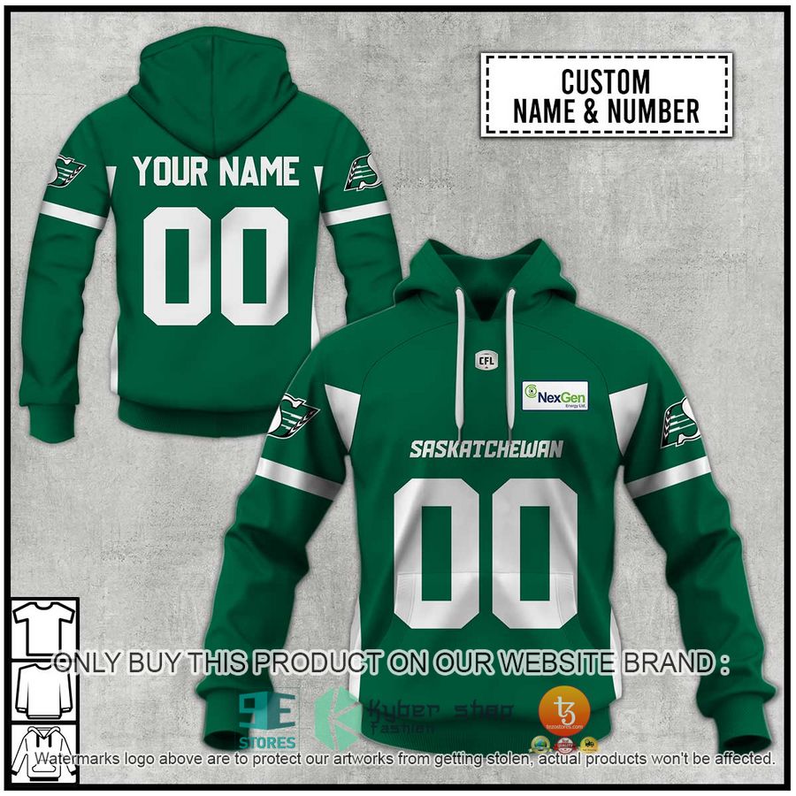 NEW Saskatchewan Roughriders Custom Name Hoodie, Shirt 17 personalized cfl saskatchewan roughriders shirt hoodie 1 37723