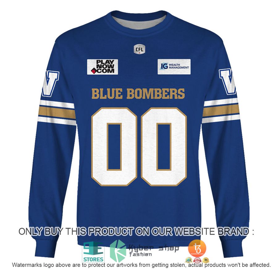 NEW Winnipeg Blue Bombers Custom Name Hoodie, Shirt 4 personalized cfl winnipeg blue bombers shirt hoodie 4 29668