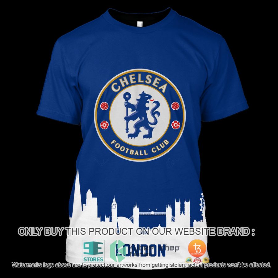 NEW Chelsea logo blue white Custom Name Hoodie, Shirt 7 personalized chelsea logo blue white 3d shirt hoodie 7 6620
