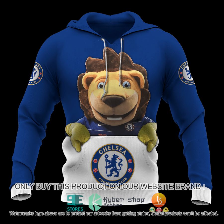 NEW Chelsea Stamford Lion blue Custom Name Hoodie, Shirt 3 personalized chelsea stamford lion blue 3d shirt hoodie 3 81681