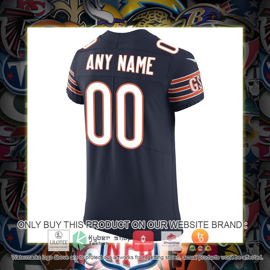 HOT Chicago Bears Nike Vapor Untouchable Elite Navy Custom Football Jersey Shirt 3 personalized chicago bears nike vapor untouchable elite navy football jersey 3 68106