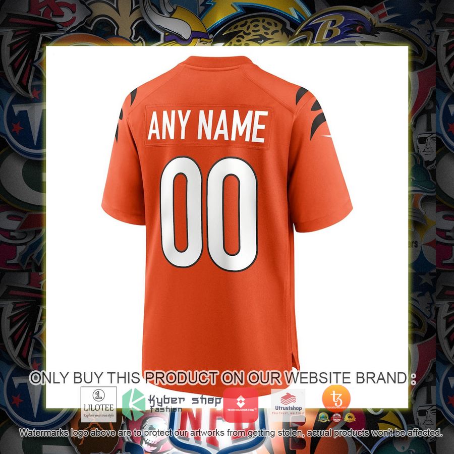 HOT Cincinnati Bengals Nike Youth Alternate Game Orange Custom Football Jersey Shirt 3 personalized cincinnati bengals nike youth alternate game orange football jersey 3 70341