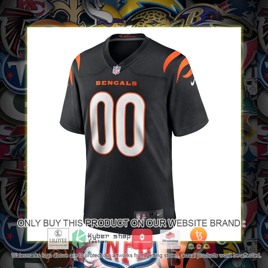 HOT Cincinnati Bengals Nike Youth Logo Game Black Personalized Football Jersey 2 personalized cincinnati bengals nike youth logo game black football jersey 2 46991