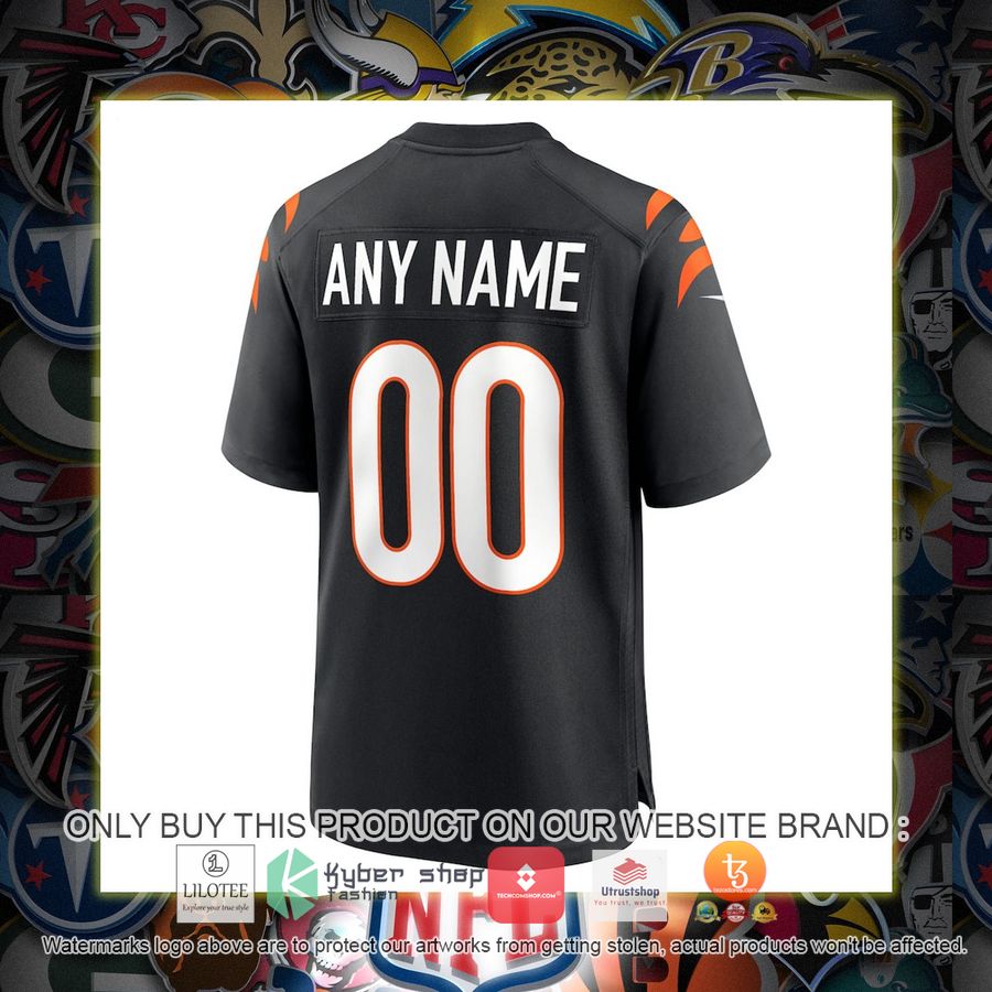 HOT Cincinnati Bengals Nike Youth Logo Game Black Personalized Football Jersey 3 personalized cincinnati bengals nike youth logo game black football jersey 3 9151