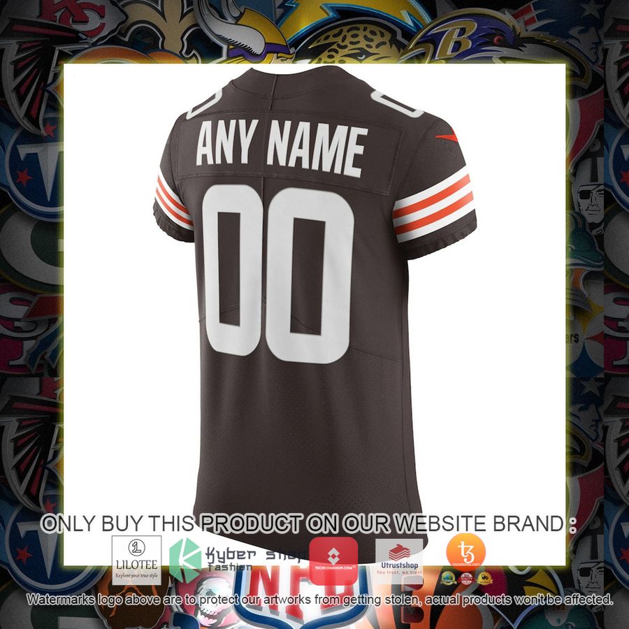 HOT Cleveland Browns Nike Vapor Elite Brown Personalized Football Jersey 3 personalized cleveland browns nike vapor elite brown football jersey 3 31352