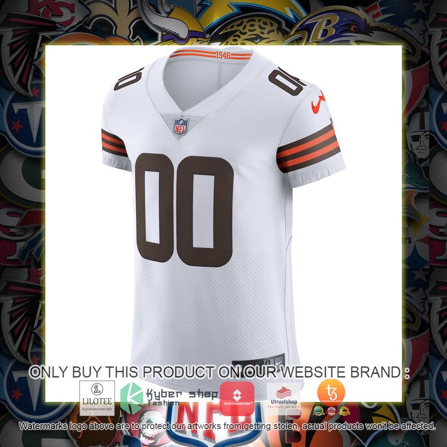HOT Cleveland Browns Nike Vapor Elite White Custom Football Jersey Shirt 2 personalized cleveland browns nike vapor elite white football jersey 2 97824