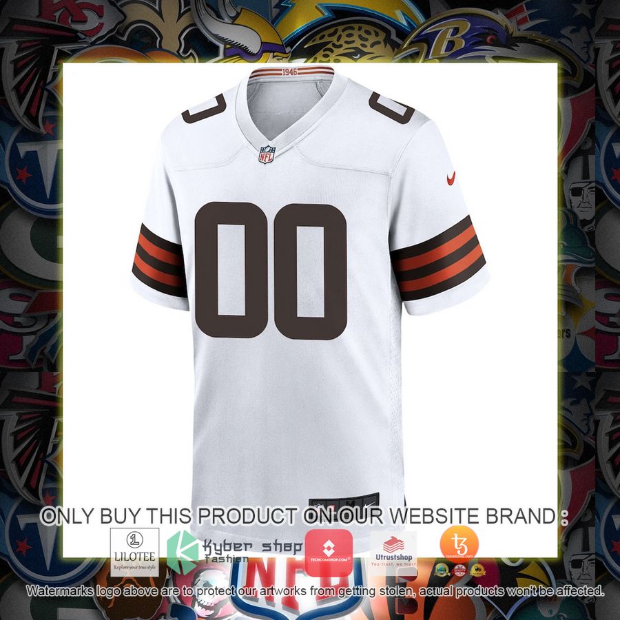 HOT Cleveland Browns Nike White Personalized Football Jersey 2 personalized cleveland browns nike white football jersey 2 64352