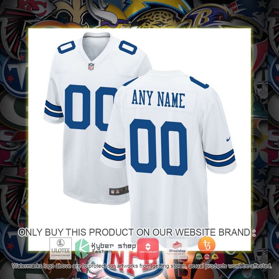 HOT Dallas Cowboys Nike White Personalized Football Jersey 5 personalized dallas cowboys nike white football jersey 1 48930