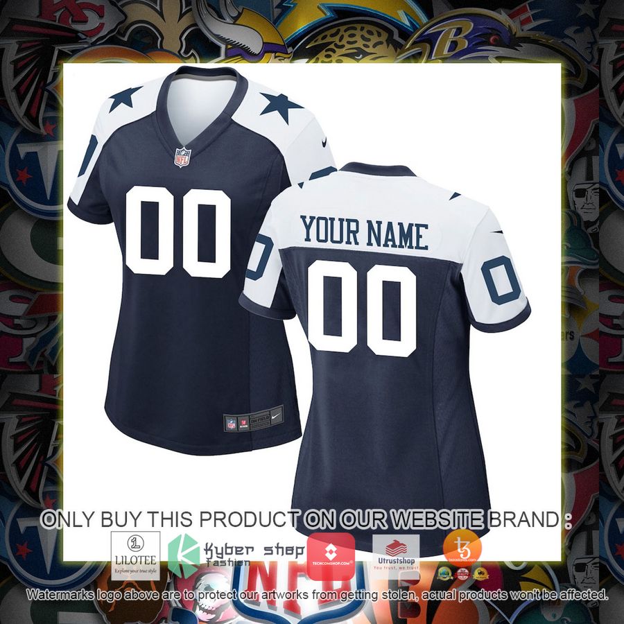 HOT Dallas Cowboys Nike Women's Alternate Navy Personalized Football Jersey 4 personalized dallas cowboys nike womens alternate navy football jersey 1 94198