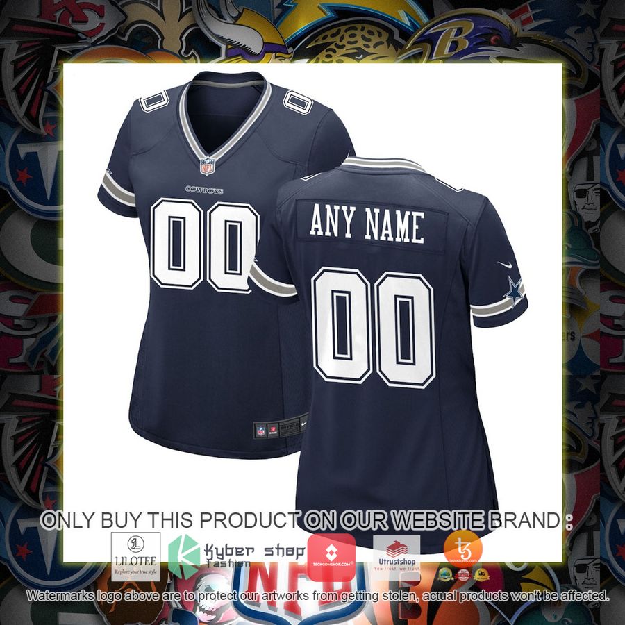 HOT Dallas Cowboys Nike Women's Navy Personalized Football Jersey 5 personalized dallas cowboys nike womens navy football jersey 1 4149