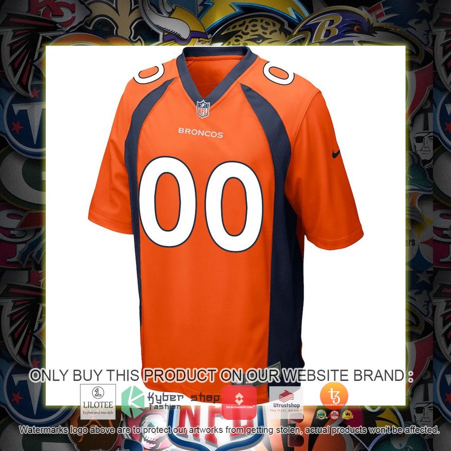 HOT Denver Broncos Nike Orange Personalized Football Jersey 2 personalized denver broncos nike orange football jersey 2 15744