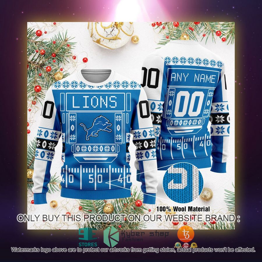 HOT Personalized Detroit Lions NFL Ugly Sweater 2 personalized detroit lions nfl ugly sweater 2 23165