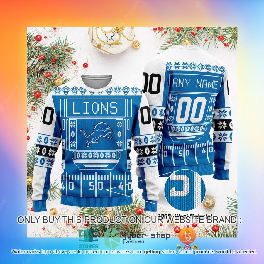 HOT Personalized Detroit Lions NFL Ugly Sweater 3 personalized detroit lions nfl ugly sweater 3 33858