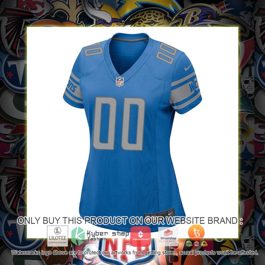 HOT Detroit Lions Nike Women's Blue Personalized Football Jersey 2 personalized detroit lions nike womens blue football jersey 2 14179
