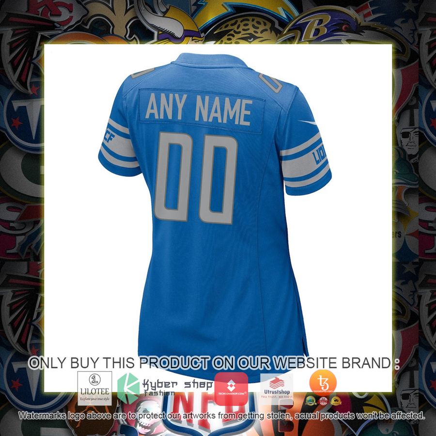 HOT Detroit Lions Nike Women's Blue Personalized Football Jersey 3 personalized detroit lions nike womens blue football jersey 3 91510