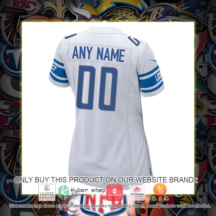 HOT Detroit Lions Nike Women's White Personalized Football Jersey 3 personalized detroit lions nike womens white football jersey 3 54248
