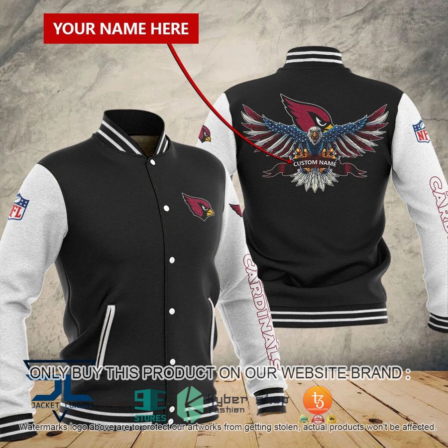 personalized eagle united states flag arizona cardinals baseball jersey 1 40655