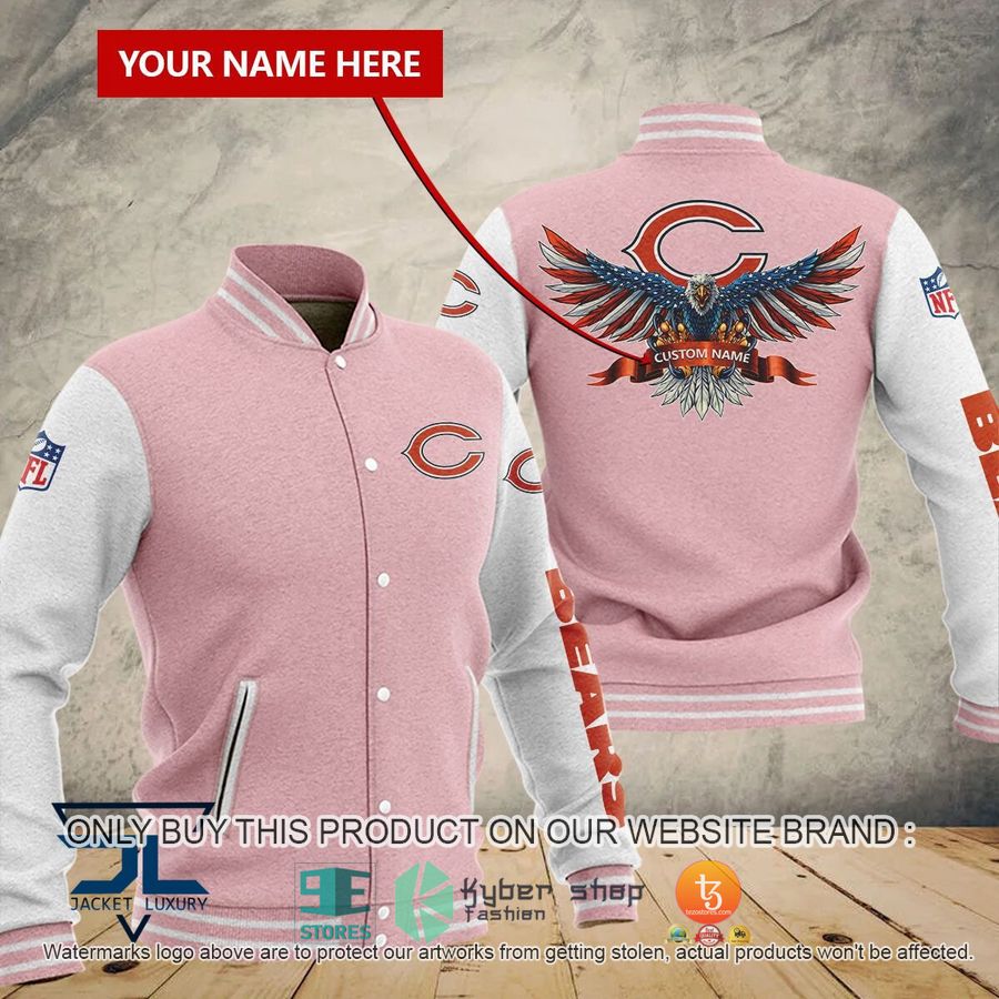 personalized eagle united states flag chicago bears baseball jersey 5 63681