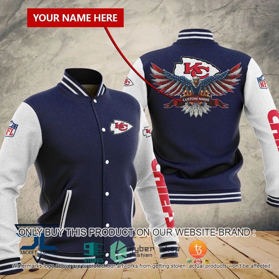personalized eagle united states flag kansas city chiefs baseball jersey 2 48380