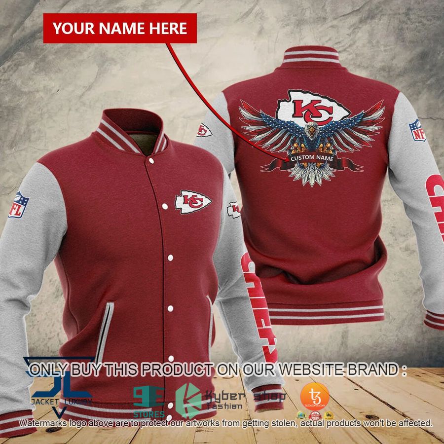 personalized eagle united states flag kansas city chiefs baseball jersey 3 91242