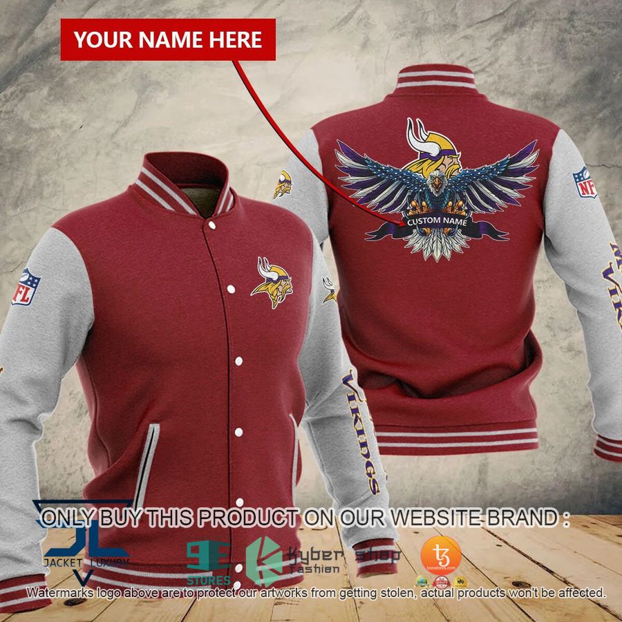 personalized eagle united states flag minnesota vikings baseball jersey 3 32198