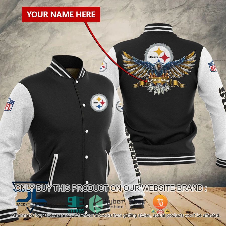 personalized eagle united states flag pittsburgh steelers baseball jersey 1 87633