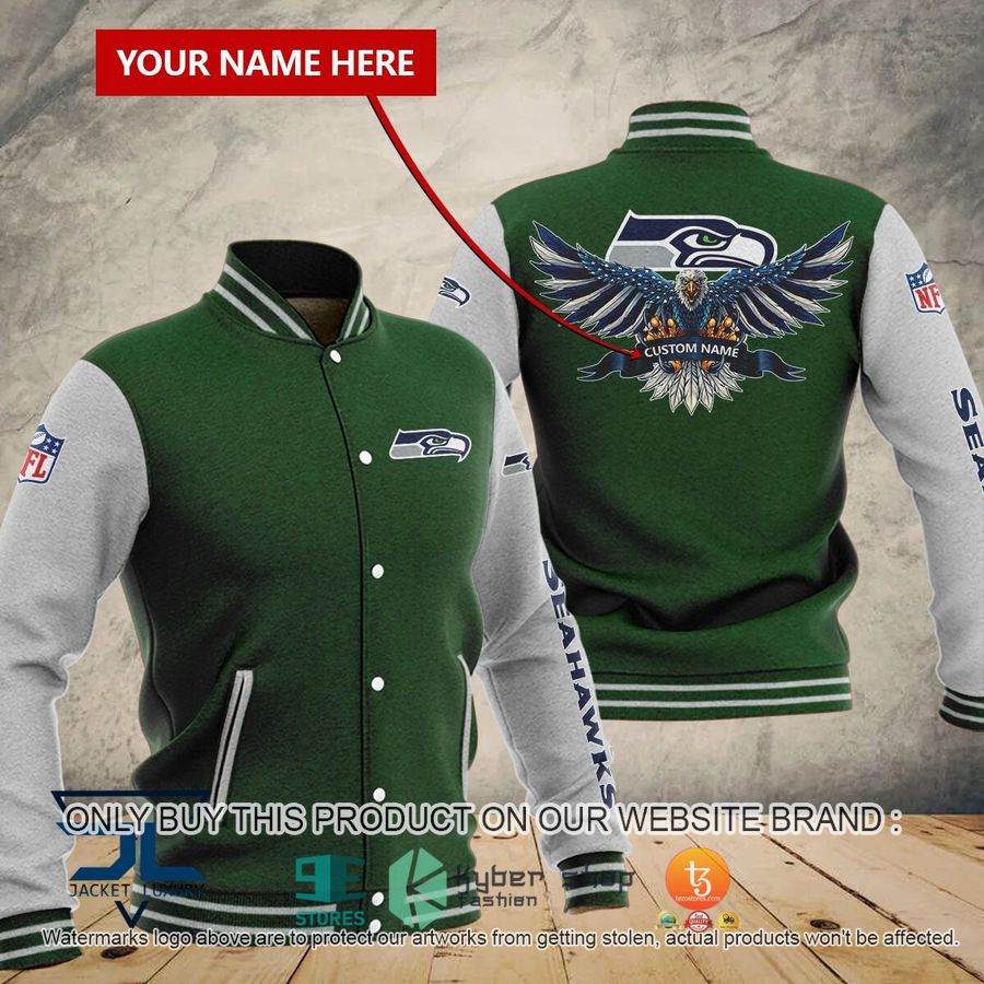 NEW Eagle United States flag Seattle Seahawks Varsity Jacket 6 personalized eagle united states flag seattle seahawks baseball jersey 6 39481