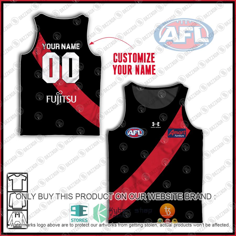 personalized essendon bombers afl vintage guernsey amart tank top 1 73931