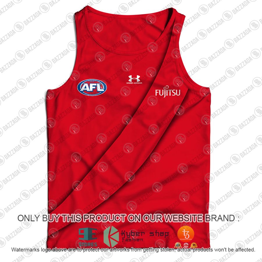 personalized essendon bombers afl vintage guernsey fujitsu tank top 2 31095