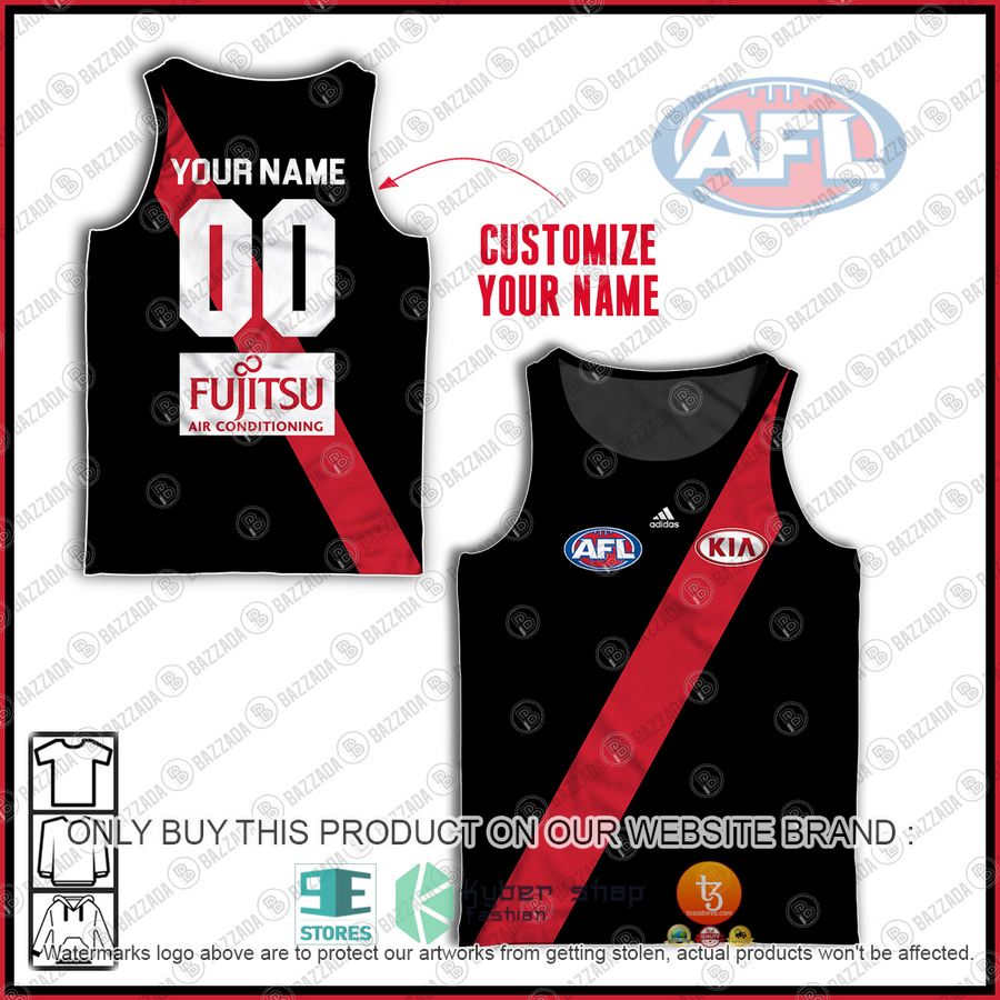 personalized essendon bombers afl vintage guernsey kia tank top 1 70373