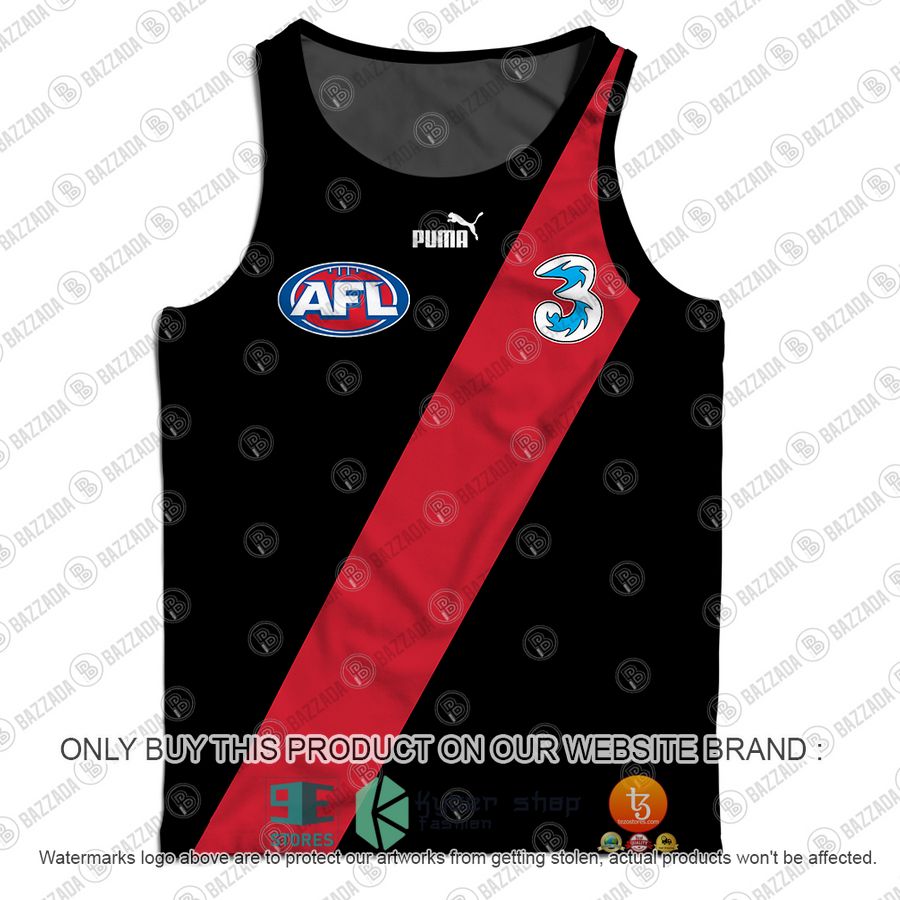 personalized essendon bombers afl vintage guernsey puma tank top 2 97671